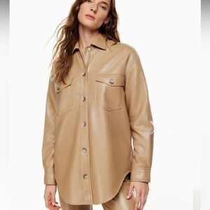 Wilfred The Ganna Shirt Jacket Vegan Leather L
